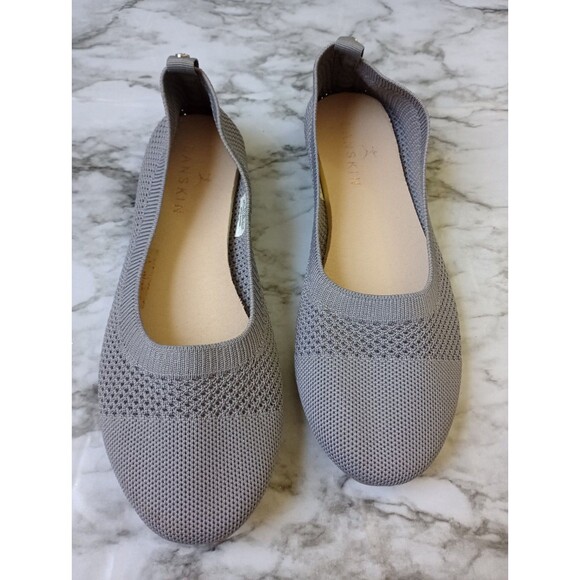 Danskin Breathable Flex Cloth Ballet Slip Ons Size 6.5 - Picture 1 of 8